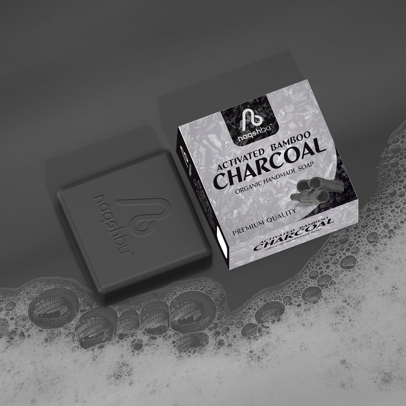 Activated Bamboo Charcoal Organic Handmade Soap