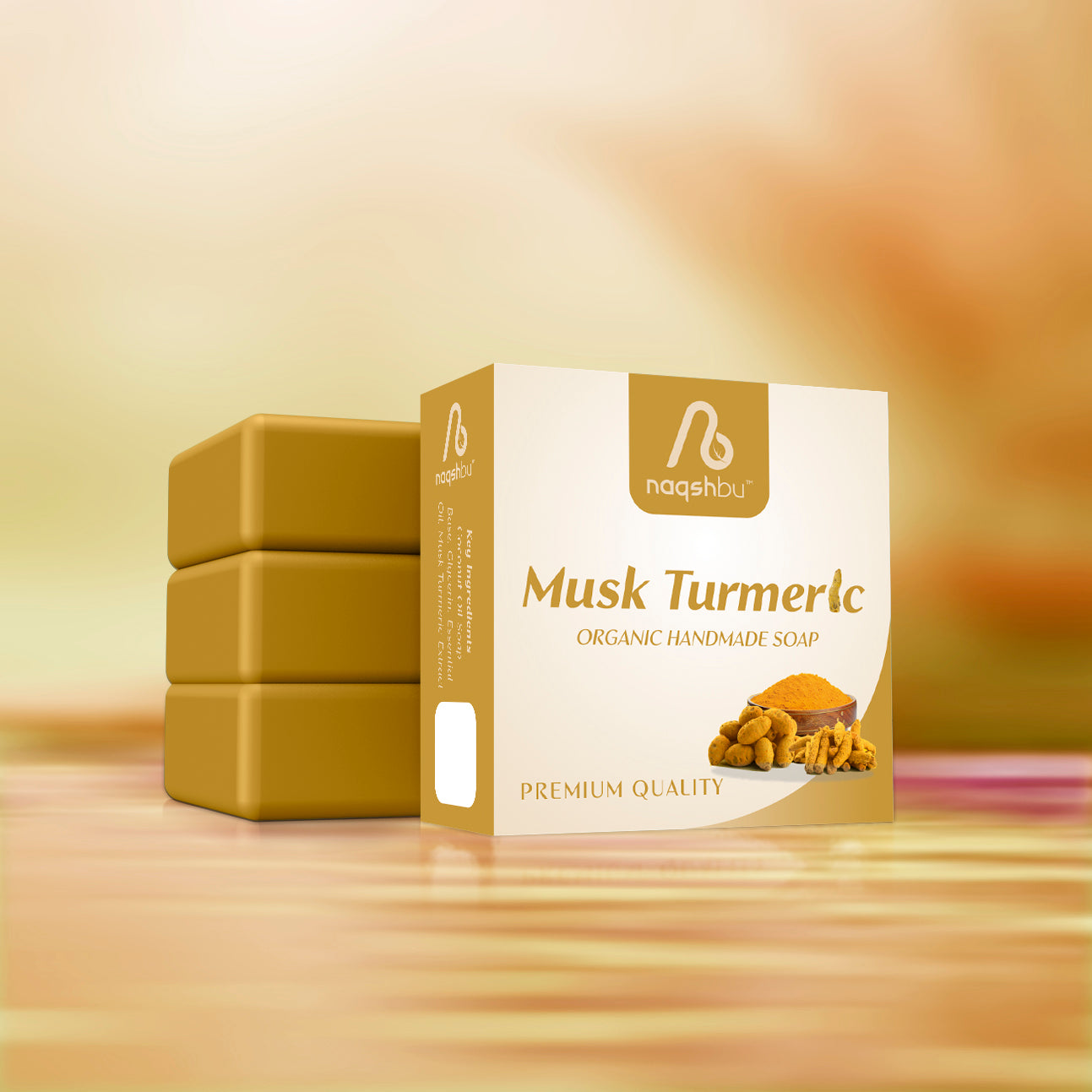 Musk Turmeric Organic Handmade Soap