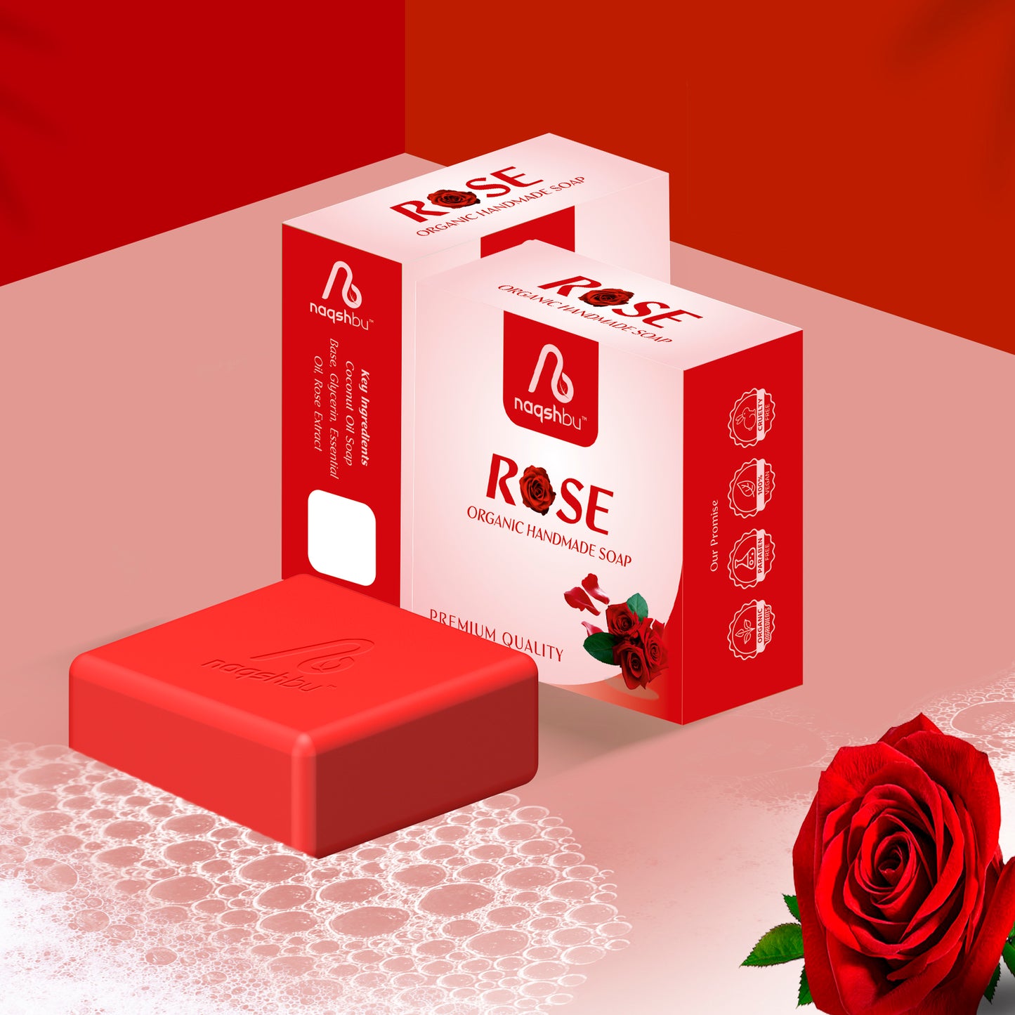 Rose Organic Handmade Soap