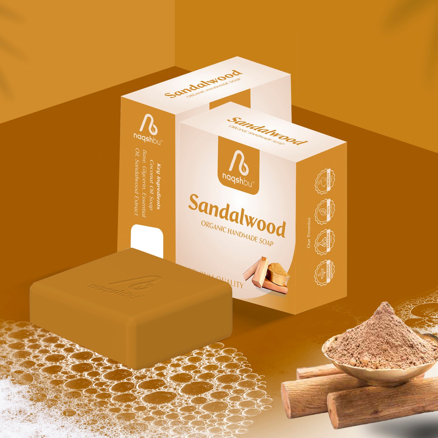 Sandalwood Organic Handmade Soap